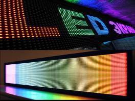 LED табло различных цветов